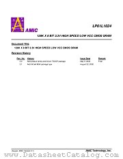LP61L1024 datasheet pdf AMIC Technology