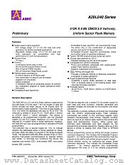 A29L040 SERIES datasheet pdf AMIC Technology