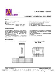 LP62S4096E-I SERIES datasheet pdf AMIC Technology