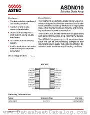 ASDN010 datasheet pdf ASTEC Semiconductor