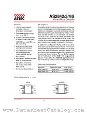 AS2842 datasheet pdf ASTEC Semiconductor