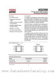 AS2208 datasheet pdf ASTEC Semiconductor