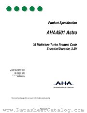 AHA4501 ASTRO datasheet pdf Advanced Hardware Architectures