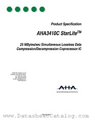 AHA3410C STARLITE datasheet pdf Advanced Hardware Architectures