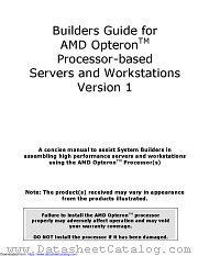 AMD OPTERON datasheet pdf Advanced Micro Devices