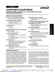 AM29F400AT datasheet pdf Advanced Micro Devices
