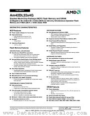 AM42DL32X4G datasheet pdf Advanced Micro Devices