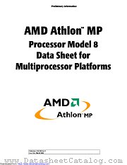 AMD ATHLON MP datasheet pdf Advanced Micro Devices