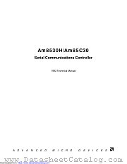 AM8530H/AM85C30 1992 datasheet pdf Advanced Micro Devices