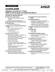 AM29SL800B datasheet pdf Advanced Micro Devices