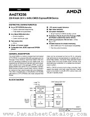AM27X256 datasheet pdf Advanced Micro Devices