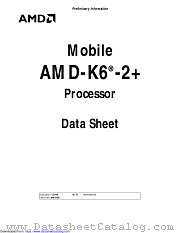MOBILE AMD-K6-2+ datasheet pdf Advanced Micro Devices