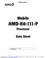 MOBILE AMD-K6-III-P datasheet pdf Advanced Micro Devices