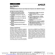 AM79C873 datasheet pdf Advanced Micro Devices