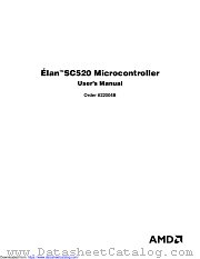 ELANSC520 datasheet pdf Advanced Micro Devices
