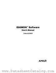 E86MON datasheet pdf Advanced Micro Devices