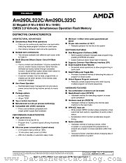 AM29DL32XC datasheet pdf Advanced Micro Devices