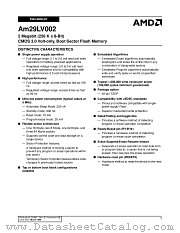 AM29LV002 datasheet pdf Advanced Micro Devices