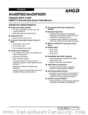 AM29F002/F002N datasheet pdf Advanced Micro Devices