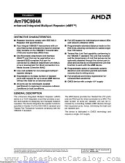AM79C984 datasheet pdf Advanced Micro Devices