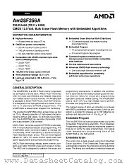 AM28F256A datasheet pdf Advanced Micro Devices