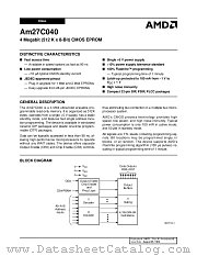 AM27C040 datasheet pdf Advanced Micro Devices