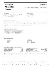 AMS264 datasheet pdf Advanced Monolithic Systems
