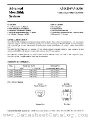 AMS336 datasheet pdf Advanced Monolithic Systems