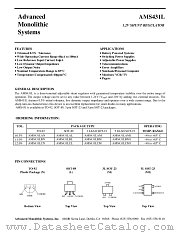 AMS431L datasheet pdf Advanced Monolithic Systems