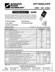 APT10030L2VFR datasheet pdf Advanced Power Technology