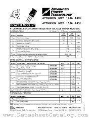APT6045BN datasheet pdf Advanced Power Technology