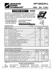 APT10035JFLL datasheet pdf Advanced Power Technology