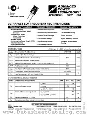 APT60D60B datasheet pdf Advanced Power Technology