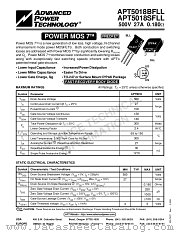 APT5018SFLL datasheet pdf Advanced Power Technology