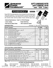 APT10M09LVFR datasheet pdf Advanced Power Technology