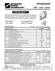 APT5024AVR datasheet pdf Advanced Power Technology