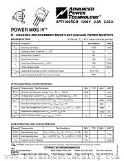 APT1002RCN datasheet pdf Advanced Power Technology