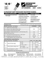 APT30D60BHB datasheet pdf Advanced Power Technology