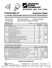 APT4030CNR datasheet pdf Advanced Power Technology
