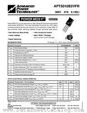 APT5010B2VFR datasheet pdf Advanced Power Technology