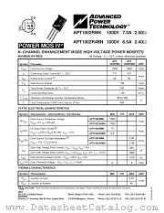 APT1002R4BN datasheet pdf Advanced Power Technology