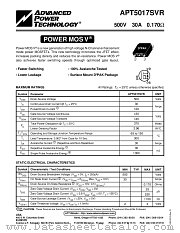 APT5017SVR datasheet pdf Advanced Power Technology