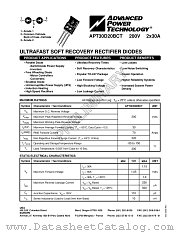 APT30D20BCT datasheet pdf Advanced Power Technology