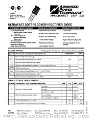 APT30D30BCT datasheet pdf Advanced Power Technology