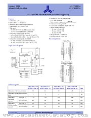 AS7C31025A datasheet pdf Alliance Semiconductor