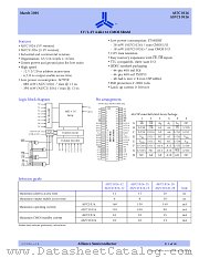 AS7C31026 datasheet pdf Alliance Semiconductor