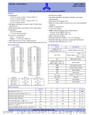 AS4LC2M8S1 datasheet pdf Alliance Semiconductor