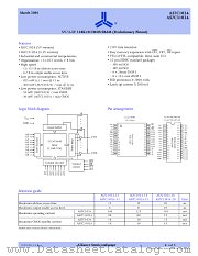 AS7C1024 datasheet pdf Alliance Semiconductor