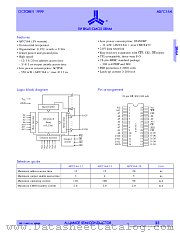 AS7C164 datasheet pdf Alliance Semiconductor