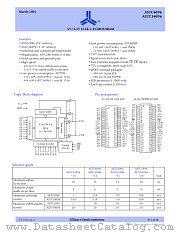 AS7C4096 datasheet pdf Alliance Semiconductor